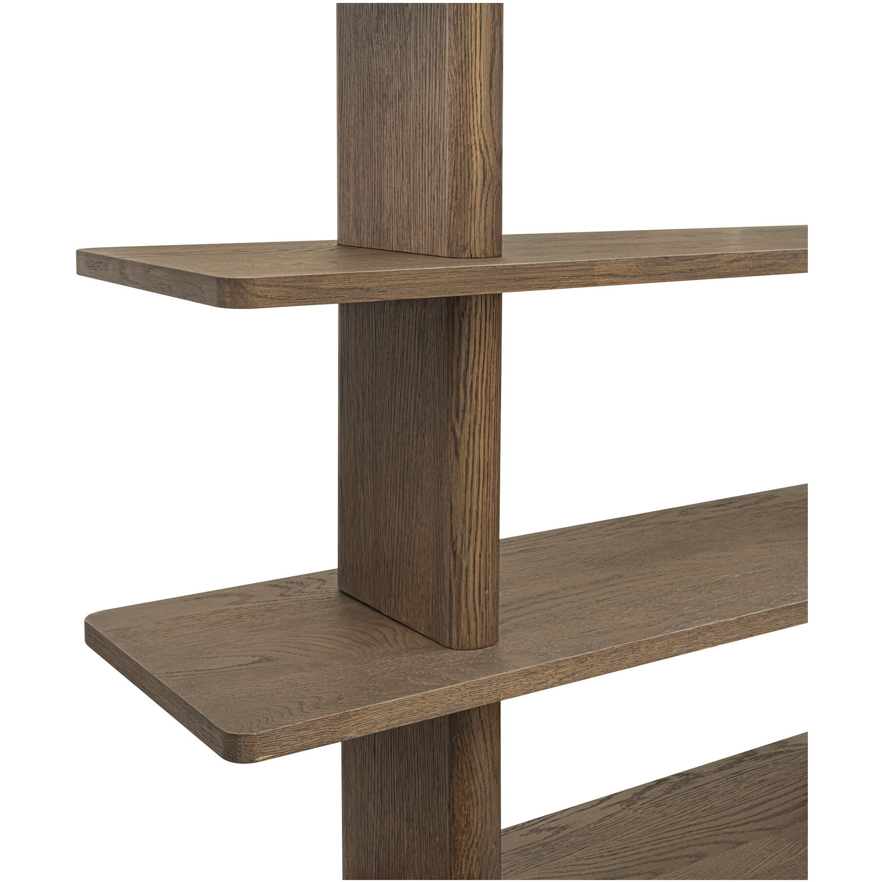 Casey Dark Brown Bookcase, Large